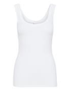 Ihzola To2 Tops T-shirts & Tops Sleeveless White ICHI