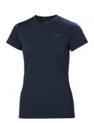 W Hh Lifa Active Solen T-Shirt Sport T-shirts & Tops Short-sleeved Navy Helly Hansen