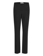 Ihlexi Pa Bottoms Trousers Straight Leg Black ICHI