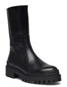 Boots - Flat Shoes Boots Ankle Boots Ankle Boots Flat Heel Black ANGULUS