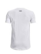 Ua Sportstyle Logo Ss Sport T-Kortærmet Skjorte White Under Armour