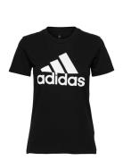 Essentials Logo T-Shirt Sport T-shirts & Tops Short-sleeved Black Adidas Sportswear