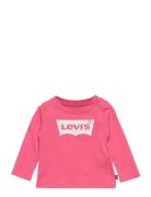 Levi's® Long Sleeve A-Line Batwing Tee Tops T-shirts Long-sleeved T-Skjorte Pink Levi's