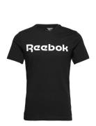 Gs Reebok Linear Rea Sport T-Kortærmet Skjorte Black Reebok Classics