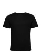 Men's Modal Crew Neck T-Shirt 1-Pack Sport T-Kortærmet Skjorte Black Danish Endurance