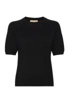 Srmarla Ss O-Neck Tops Knitwear Jumpers Black Soft Rebels