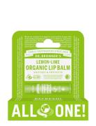 Lemon Lime Organic Lip Balm Hang Pack Læbebehandling Nude Dr. Bronner’s