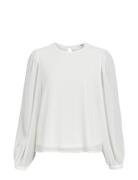 Objmila L/S Top Noos Tops Blouses Long-sleeved White Object