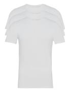 3-Pack Tee - Bamboo Tops T-Kortærmet Skjorte White Clean Cut Copenhagen