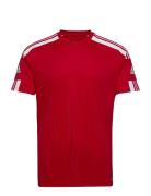 Squadra 21 Jersey Short Sleeve Tops T-Kortærmet Skjorte Red Adidas Performance