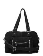 Mille New Suede Bags Small Shoulder Bags-crossbody Bags Black Nunoo