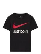 Nkb Swoosh Jdi Ss Tee Sport T-Kortærmet Skjorte Black Nike