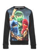 M12010298 - Sweatshirt Tops Sweatshirts & Hoodies Sweatshirts Multi/patterned LEGO Kidswear