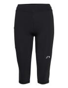 Women Core Knee Tights Sport Running-training Tights Black Newline