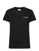 2Nd Beryl Tops T-shirts & Tops Short-sleeved Black 2NDDAY