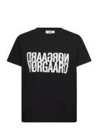 Single Organic Trenda P Tee Tops T-shirts & Tops Short-sleeved Black Mads Nørgaard