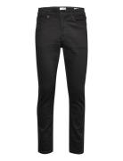 Slhstraight-Scott 24001 Blck St Jns Bottoms Jeans Regular Black Selected Homme