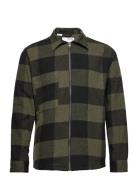 Slhloosedoller Overshirt Ls W Tops Overshirts Multi/patterned Selected Homme