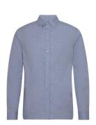 Mmgtheo Brush Shirt Tops Shirts Casual Blue Mos Mosh Gallery