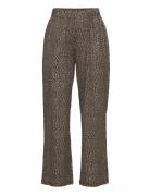 Tndara Wide Pants Bottoms Trousers Brown The New