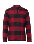 Cole Organic Cotton Checked Overshirt Tops Overshirts Multi/patterned Lexington Clothing