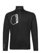 Performance Jersey Quarter-Zip Pullover Sport Sweatshirts & Hoodies Sweatshirts Black Ralph Lauren Golf
