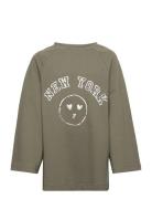 Cbsol Over Sweat Tops T-shirts Long-sleeved T-Skjorte Grey Costbart