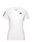 Club Tee Sport T-shirts & Tops Short-sleeved White Adidas Performance