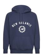 Sport Seasonal French Terry Hoodie Sport Sweatshirts & Hoodies Hoodies Navy New Balance