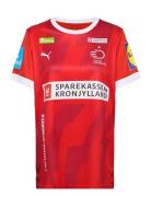 Dansk Håndbold Home Jersey W Sport T-shirts & Tops Short-sleeved Red PUMA