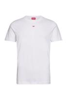 T-Diegor-D T-Shirt Tops T-Kortærmet Skjorte White Diesel