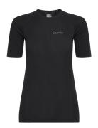 Adv Cool Intensity Ss W Sport T-shirts & Tops Short-sleeved Black Craft