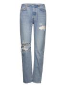 501 Jeans Mini Waist Z8081 Lig Bottoms Jeans Straight-regular Blue LEVI´S Women