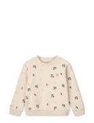 Thora Printed Sweatshirt Tops Sweatshirts & Hoodies Sweatshirts Cream Liewood