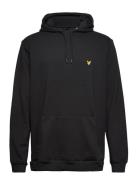 Oth Fly Fleece Hoodie Sport Sweatshirts & Hoodies Hoodies Black Lyle & Scott Sport