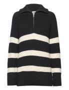 Cheryl Sweater Tops Knitwear Jumpers Black Twist & Tango