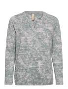 Sc-Galina Tops Blouses Long-sleeved Grey Soyaconcept