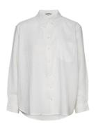 Onltokyo L/S Linen Blend Shirt Pnt Noos Tops Shirts Long-sleeved White ONLY