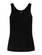 Pcsirene Tank Top Jrs Noos Tops T-shirts & Tops Sleeveless Black Pieces