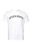 Collegiate T-Shirt Tops T-Kortærmet Skjorte White Lyle & Scott
