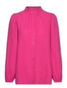 Sc-Ina Tops Shirts Long-sleeved Pink Soyaconcept
