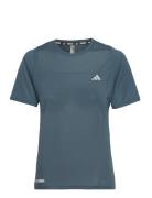 Ultimate Knit T-Shirt Sport T-shirts & Tops Short-sleeved Blue Adidas Performance
