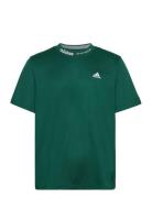Bl Mesh T Q3 Sport T-Kortærmet Skjorte Green Adidas Sportswear