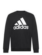 Essentials Fleece Big Logo Sweatshirt Sport Sweatshirts & Hoodies Sweatshirts Black Adidas Sportswear