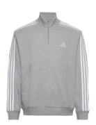 M 3S Fl 1/4 Z Sport Sweatshirts & Hoodies Sweatshirts Grey Adidas Sportswear