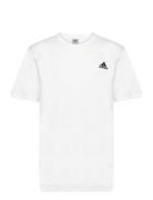 M Sl Sj T Sport T-Kortærmet Skjorte White Adidas Sportswear