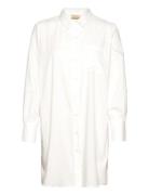 Fqflynn-L-Sh Tops Shirts Long-sleeved White FREE/QUENT
