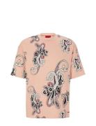 Dackenzie Designers T-Kortærmet Skjorte Coral HUGO