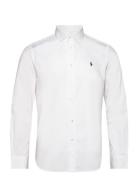 80/2 Mw Ctn Pw-Lsl-Bfs Tops Shirts Long-sleeved White Polo Ralph Lauren