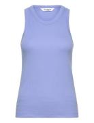 Sradelynn Tank Top - Gots Tops T-shirts & Tops Sleeveless Blue Soft Rebels